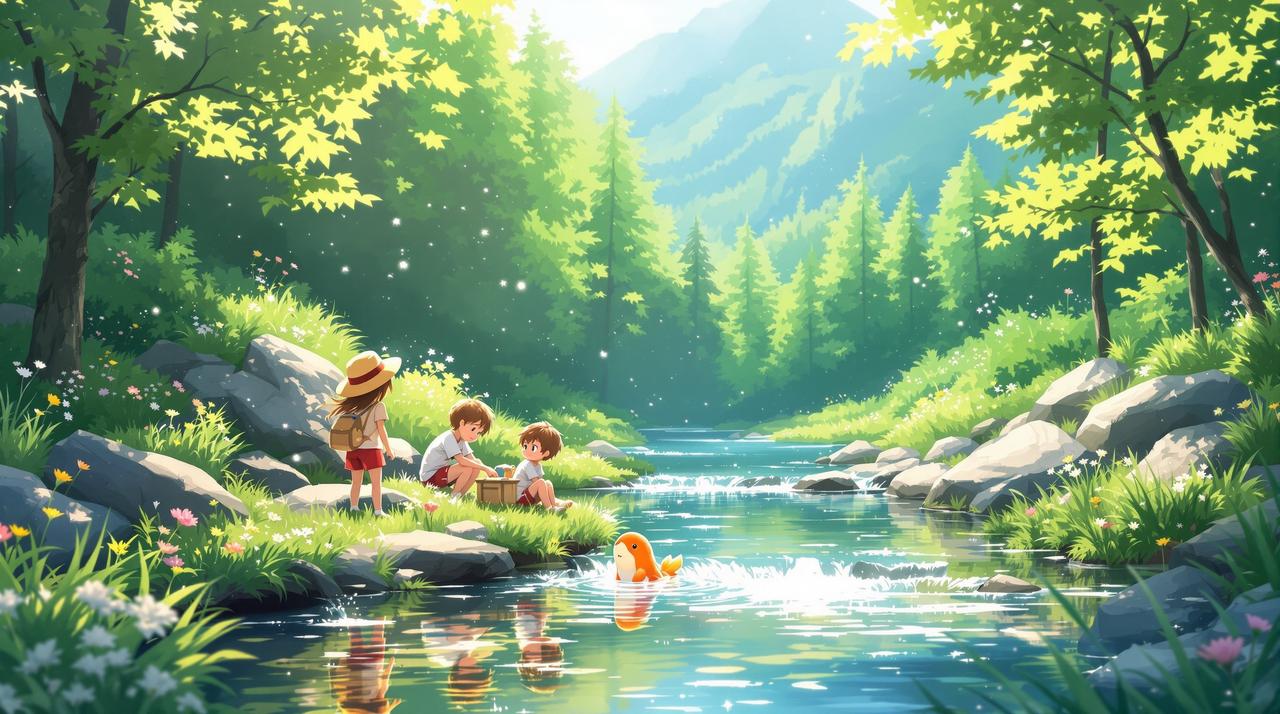 红果漫剧网页夏日的河童 红果漫剧网页治愈动画作品《夏日的河童》 - 暖心家庭
